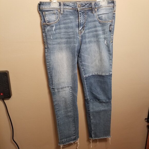 Silver Jeans Co. Izzy Ankle Slim W29 / L27 Medium Wash Jeans - Picture 3 of 12